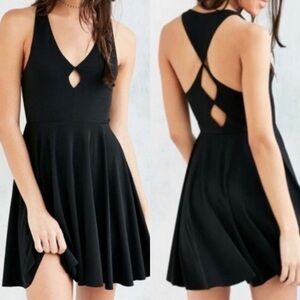 Small Silence + Noise Keyhole Babydoll Skater Dress